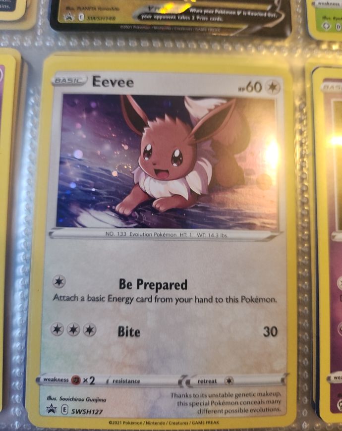 2021 Pokémon SWSH127 Eevee Sword & Shield Promo — front