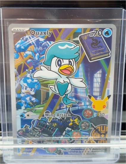 2026 Pokémon #063 Quaxly First Partner Series 3 Promo — front