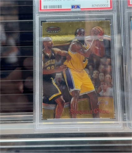1997 Bowman's Best Preview #BBP10 Shaquille O'Neal — front