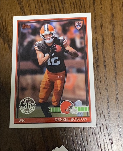 2026 Topps Flagship 35th Anniversary #91TR-22 Denzel Boston — front