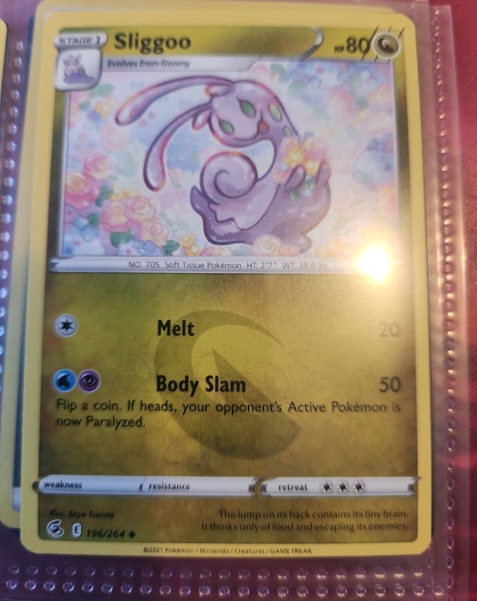 2021 Pokémon #196 Sliggoo — front
