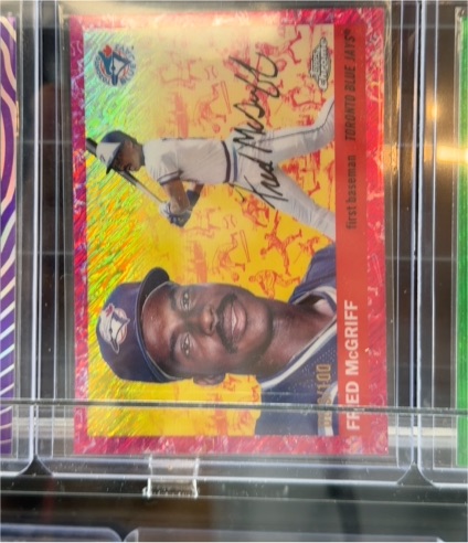 2025 Topps Chrome Platinum Anniversary #455 Fred McGriff — front