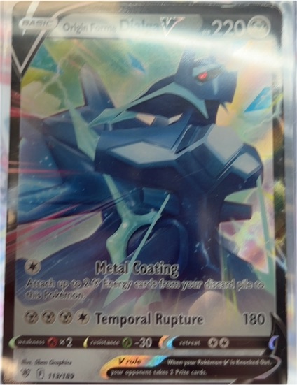 2022 Pokémon Origin Forme Dialga V #113 — front