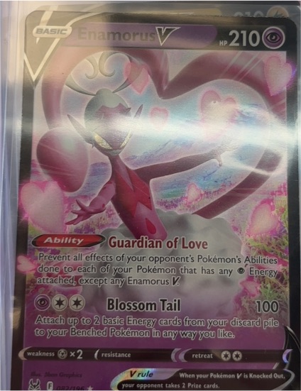 2022 Pokémon SWSH11: Lost Origin #082 Enamorus V — front