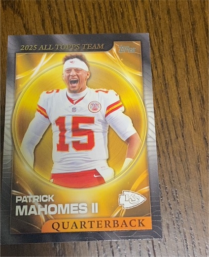 2026 Topps Flagship #25ATT-9 Patrick Mahomes II — front