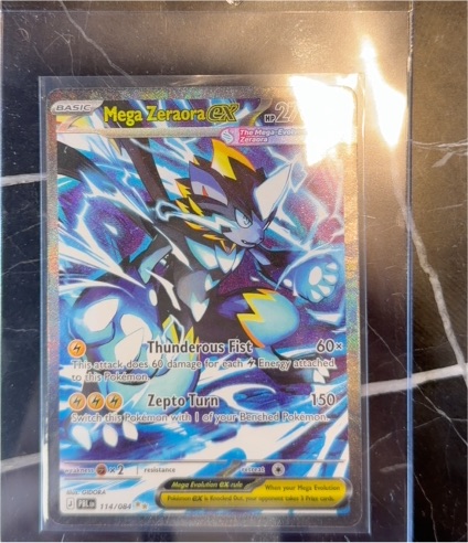 2026 Pokémon Mega Zeraora EX #114/084 — front