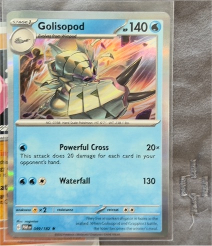 2023 The Pokémon Company Paradox Rift #049 Golisopod — front