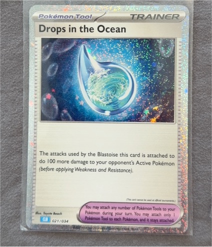 2021 Pokémon 021 Drops in the Ocean — front
