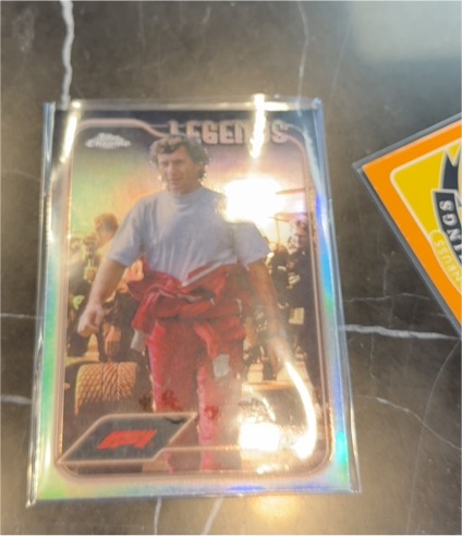 2024 Topps Chrome Formula 1 #198 Ayrton Senna Legends Insert — front