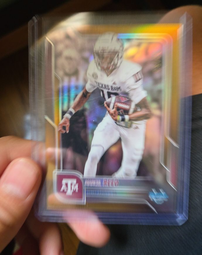 2025 Bowman University Chrome #133 Marcel Reed — front