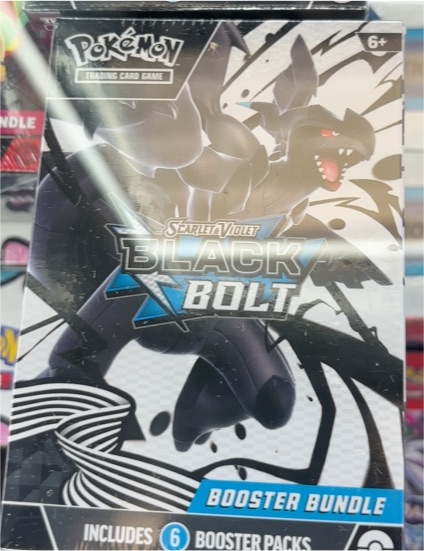 2025 Pokémon Scarlet & Violet Black Bolt Booster Bundle — front