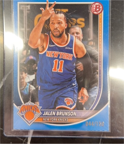 2025-26 Bowman #62 Jalen Brunson — front
