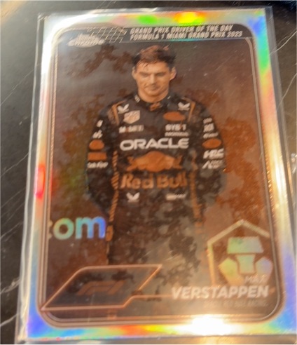 2024 Topps Chrome Formula 1 #163 Max Verstappen — front