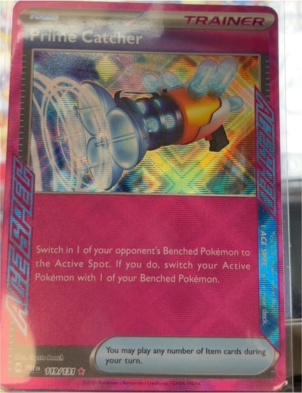 2025 Pokémon Prismatic Evolutions #119 Prime Catcher — front