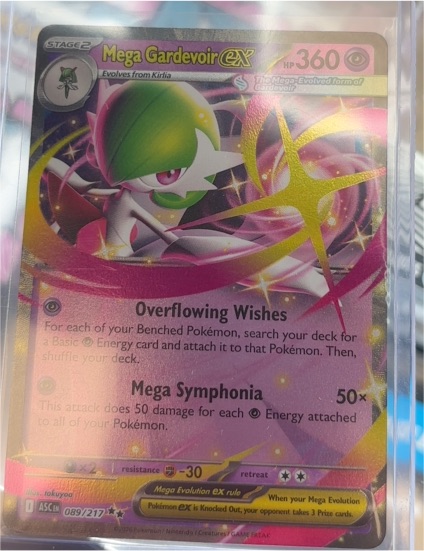 2026 Pokémon TCG Mega Gardevoir EX #089/217 Ascended Heroes — front