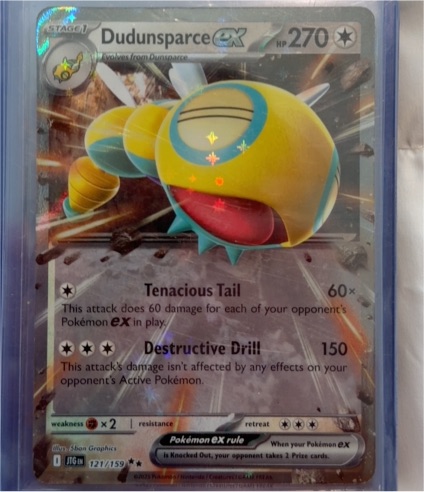 2025 Pokémon #121 Dudunsparce EX — front