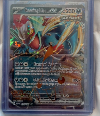 2023 Pokémon #124 Roaring Moon ex — front