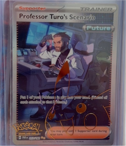 2023 Pokémon SV04: Paradox Rift #257 Professor Turo's Scenario — front