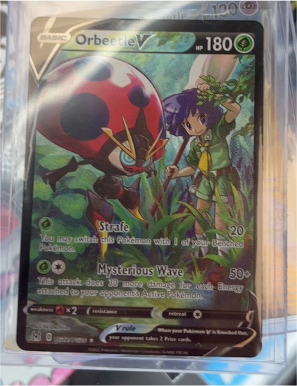 2022 Pokémon Lost Origin #TG12 Orbeetle V — front
