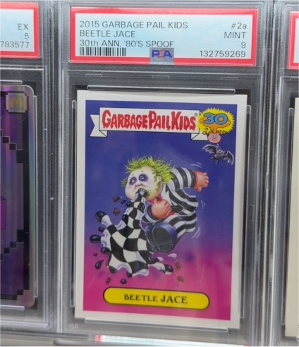 2015 Topps Garbage Pail Kids 30th Anniversary '80s Spoof #2a Beetle Jace — front