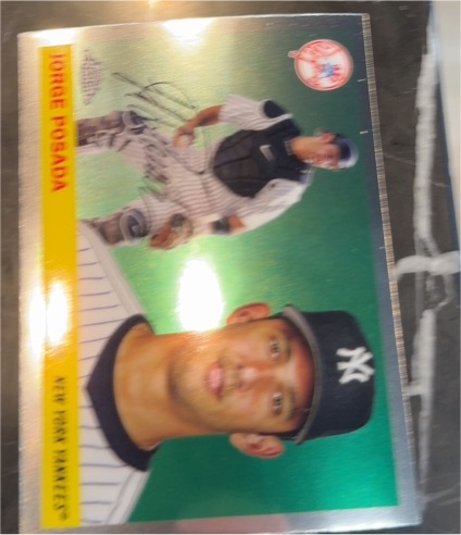 2025 Topps Chrome Platinum Anniversary #422 Jorge Posada — front