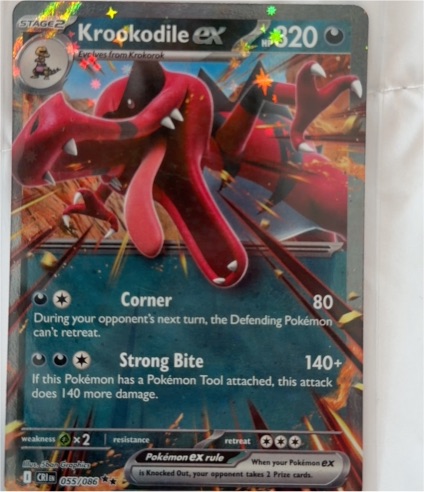 2026 The Pokémon Company Krookodile ex 055/086 — front