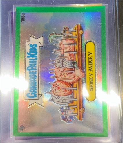 2021 Topps Garbage Pail Kids Chrome Series 4 #155a Spikey Mikey — front