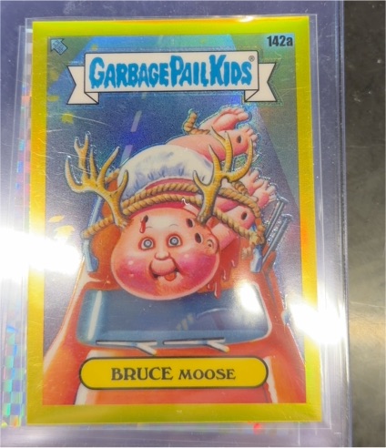 2021 Topps Garbage Pail Kids Chrome Series 4 #142a Bruce Moose — front