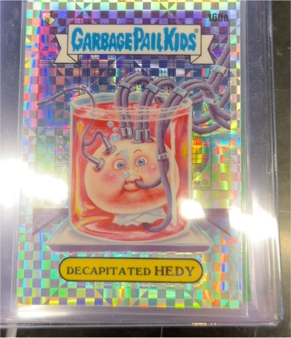 2021 Topps Chrome Garbage Pail Kids Series 4 #160a Decapitated Hedy — front
