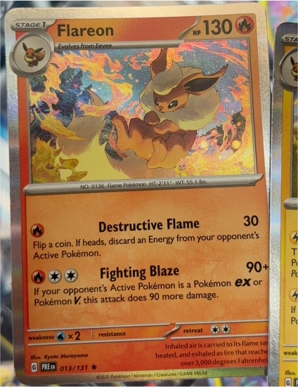 2023 Pokémon Scarlet & Violet 151 #136 Flareon — front