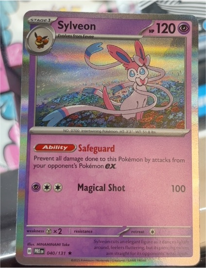 2025 Pokémon Prismatic Evolutions #040 Sylveon — front
