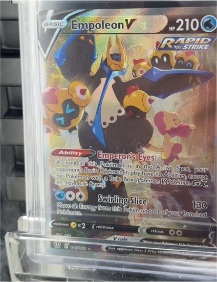 2021 Pokemon Battle Styles #146 Empoleon V — front