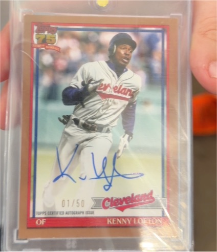 2026 Topps 75th Anniversary #91A-KL Kenny Lofton — front