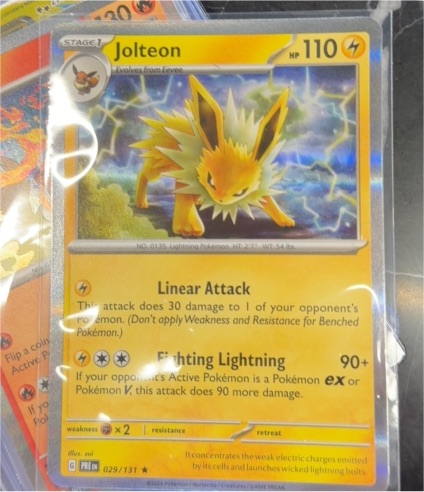 2025 Pokémon Prismatic Evolutions #029 Jolteon — front