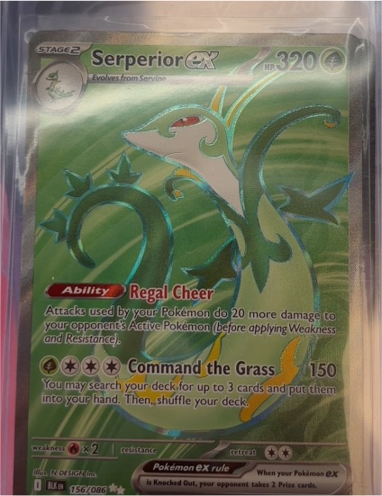 2025 Pokémon Serperior EX #156 — front