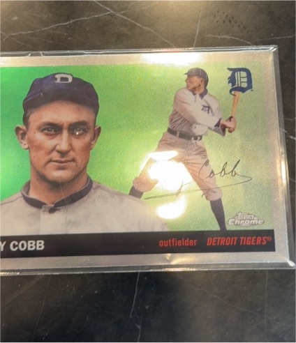 2025 Topps Chrome Platinum #492 Ty Cobb — front