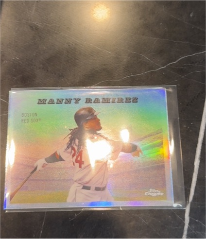 2025 Topps Chrome Platinum #55RS-12 Manny Ramirez 1955 Topps Rails and Sails — front
