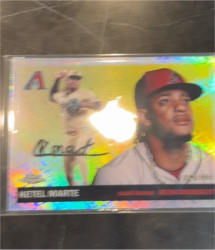 2025 Topps Chrome Platinum Anniversary #32 Ketel Marte — front