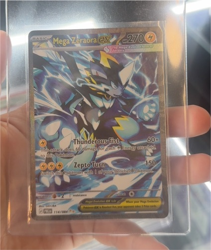 2026 Pokémon Mega Zeraora EX #114/084 — front