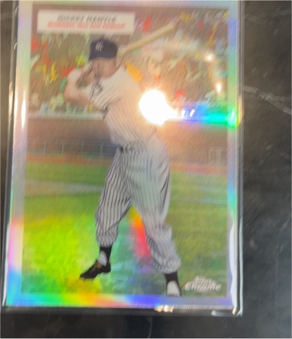 2025 Topps Chrome Platinum #55DH-10 Mickey Mantle — front