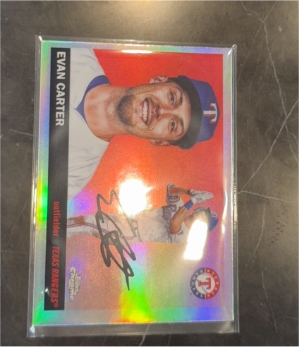 2025 Topps Chrome Platinum #CPA-EC Evan Carter — front