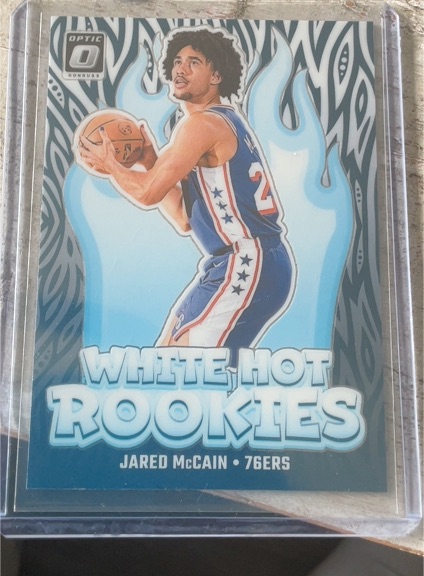 2024-25 Panini Donruss Optic #2 Jared McCain White Hot Rookies — front