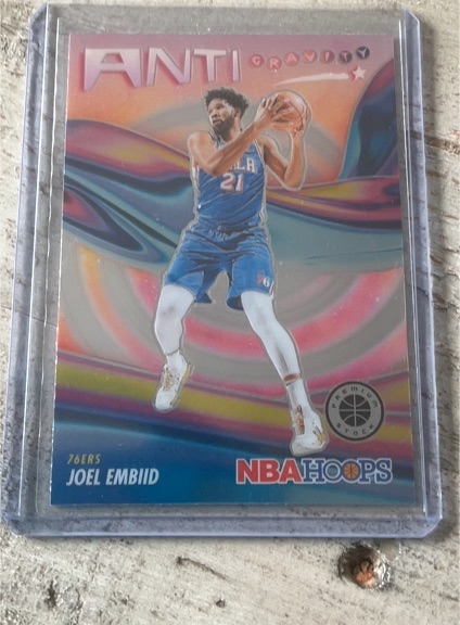 2023-24 Panini NBA Hoops Premium Stock #7 Joel Embiid — front