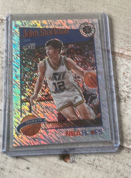 2019-20 Panini NBA Hoops Premium Stock #292 John Stockton — front