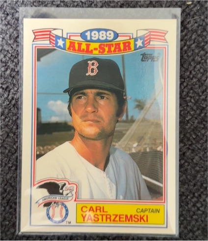 1990 Topps 1989 All-Star Commemorative #22 Carl Yastrzemski — front