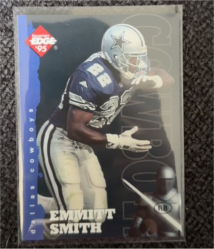 1995 Collector's Edge Excalibur Dragon Slayers #13 Emmitt Smith — front
