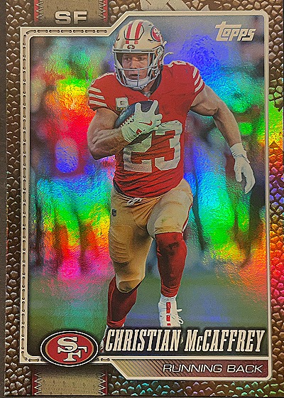 2026 Topps Flagship #186 Christian McCaffrey — front