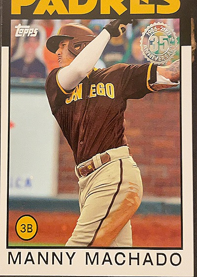 2021 Topps 86B-37 Manny Machado — front