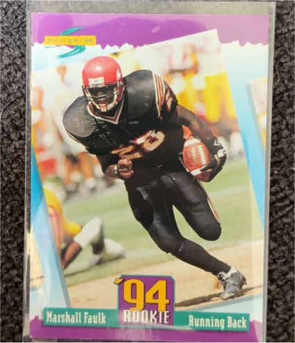 1994 Score #277 Marshall Faulk Rookie — front