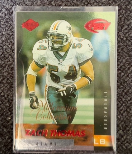 1999 Collector's Edge Fury #LB Zach Thomas — front